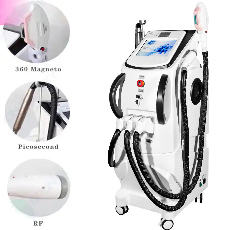 3IN1 ND YAG Laser Tattoo Removal IPL OPT Hair Removal Machine RF Skin Lifting