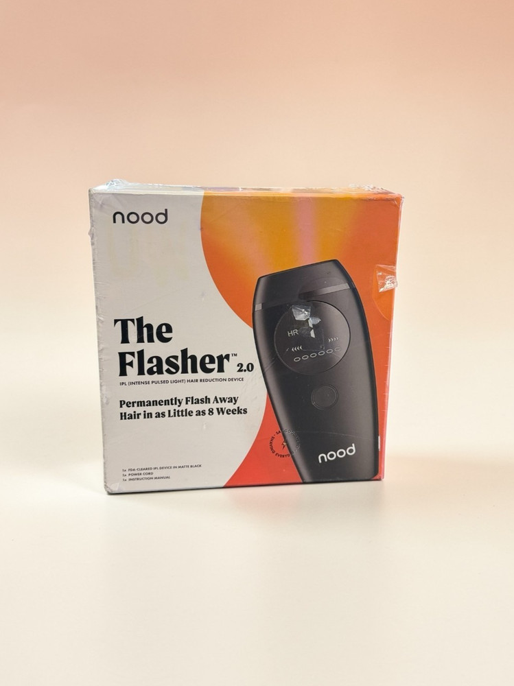 Nood The Flasher 2.0 IPL Laser Hair Removal Device SEALED NEW Matte Black