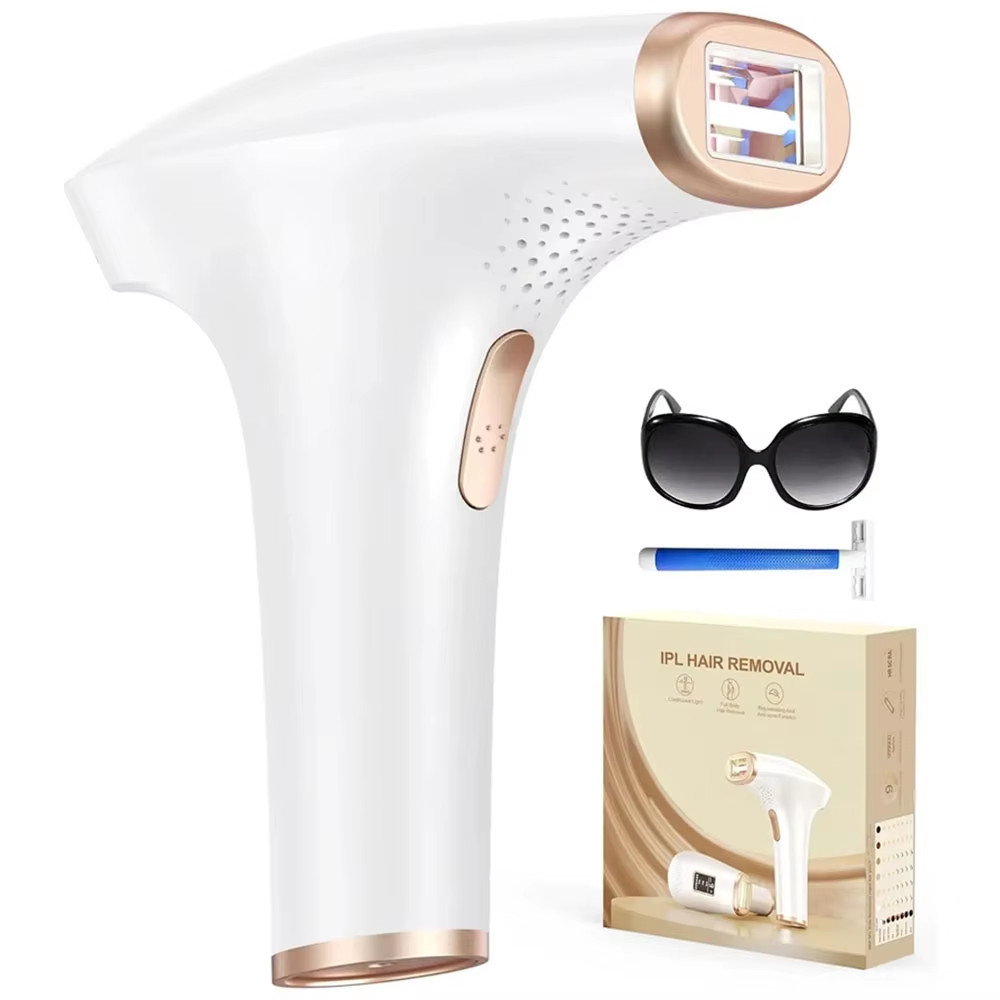 IPL Hair Removal 999900 Flashes 3in1 Painless Epilator Face Body Men Women Home
