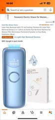 IPL Laser Hair Removal Device, Ice-Cooling Painless Hair Remover For Women,Men