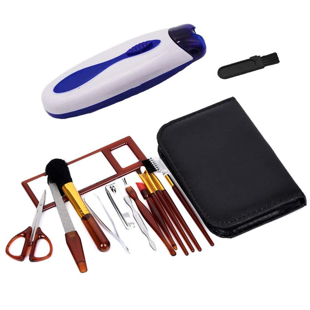 Electric Tweezer for Legs,Lady Grooming Trimmer with Make up Brushes for Private