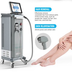 Diode 808nm Laser Hair Removal Machine For Skin Rejuvenation Wind+water+TEC