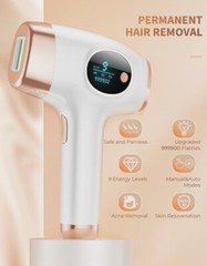 IPL Hair Removal, Laser Permanent Hair Removal for Women and Men, 999900 Flashes