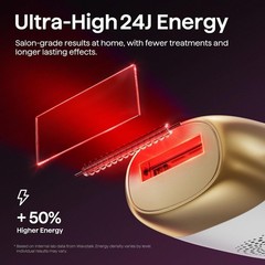 Long-Lasting IPL Hair Removal System for Face & Body – Painless, Corded Use