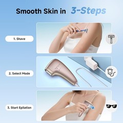Laser Hair Removal, 25J Large Energy IPL Hair Removal Device, 39°F Truly Pa