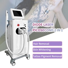 2IN1 1064/755/808nm Diode Laser Painless Tattoo Hair Removal Machine Pico Laser