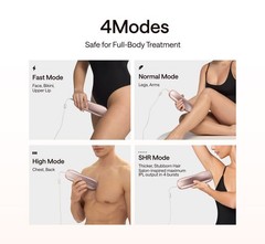 Ulike Air 10 IPL Laser Hair Removal Device Sapphire Ice Cooling with sunglasses