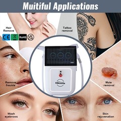 2IN1 Ice Cooling 4 Wavelength Diode Pico YAG Laser Hair Tattoo Removal Machine