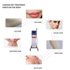 Diode Laser 755 808 1064nm Permanent Painless Body Face Hair Removal Machine