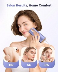Painless IPL Laser Hair Removal Device with Cooling System for Men and Women