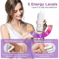 Blusmart Laser Hair Remover IPL Women Facial Body 999,999 Flash Home Painless