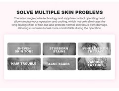 OPT 2-in-1 Hair Removal Machine Full Body Use Skin Smooth Reduce Unwanted Hair