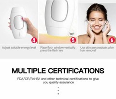 Fuzz OFF Skin 600000 IPL Permanent Laser Hair Removal (Body, Face, Leg)