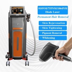 1064/755/810nm Painless Diode Laser Hair Removal Machine Body Skin Rejuvenation