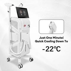 New 2in1 Nd Yag Laser Tattoo Removal 808nm Diode Laser Hair Removal Machine