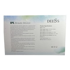 Deess IPL Beauty Device, hair removal, skin rejuvenation & acne treatment NIB