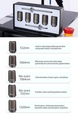 2IN1 808nm Diode Laser Hair Removal Pico NG YAG Laser Tattoo Beauty Machine