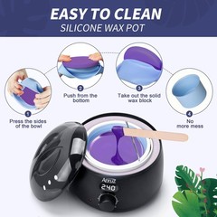 Waxing Kit for Women Men – Digital Wax Kit for Hair Removal with Post-Wax Cre…