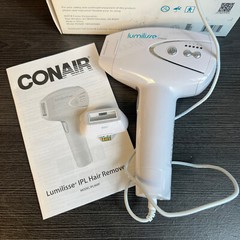 Conair Lumilisse IPL Intense Pulsed Light Therapy Hair Remove Device Works