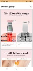 LumiAes T021K IPL Hair Removal Device 3-in-1 Ice Cooling Silver for Face BodyNEW
