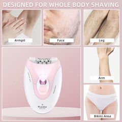 Epilators for Women Face with 2 Speeds Glabrouse Skin Epilator Pink