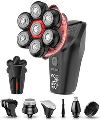 Neicit Head Shavers For Bald Men 7D Head Shaver Led Display 3 Adjustable Modes
