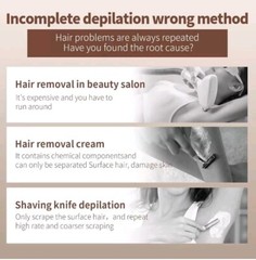 IPL Hair Removal Device 5 Energy Levels, Men Women Facial Legs Arms Bikini Line