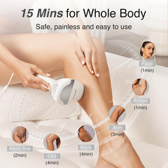 Diode Laser Hair Removal for Men and Women, V8S for Skin Tone 1-5, Permanent Red