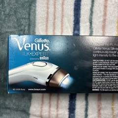 NEW Gillette Venus Silk Expert Braun BD 5008 Body IPL Laser Hair Removal BD5008