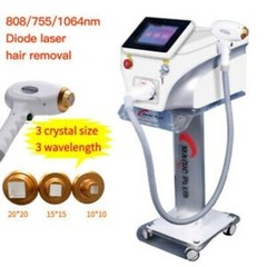 755 808 1064nm Cooling Head Painless Diode Laser Hair Removal Beauty Machine