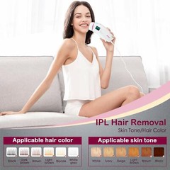 At-Home IPL 999,999 Flashes Hair Removal Device Permanent Painless Hair Remover