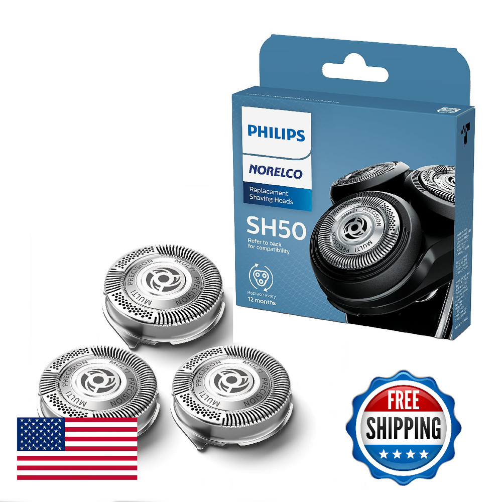 Philips Norelco Sh50/52 Genuine Shaving Heads Compatible Philips Norelco