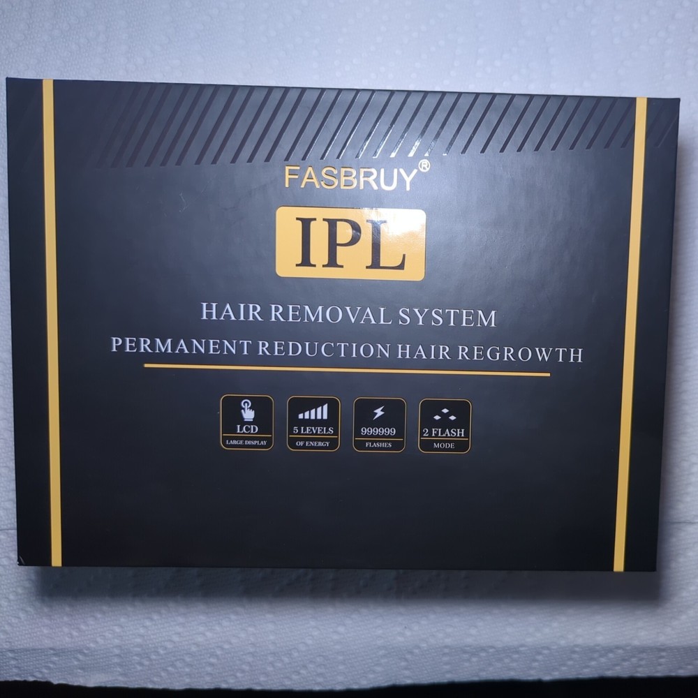 Fasbruy IPL Permanent Hair Removal System (Black)