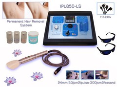 Permanent Hair Removal System IPL Laser Treatment Machine + gel kit & system.