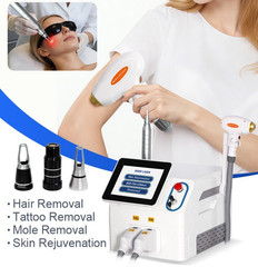 2 In 1 808nm Diode Laser Hair Removal & Nd Yag Pico Laser Tattoo removal Machine