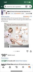 Laser Hair Removal, Rose gold Unlim Flashes IPL Permanent Hair Removal Sealed