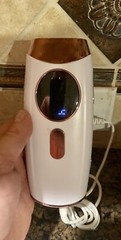 Permanent hair removal For Men & Women 999,999 Flashes Rose Gold/White-No Box.