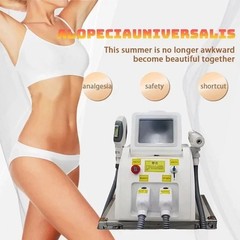 2In1 Desktop Nd Yag Tattoo Removal Machine IPL OPT L-aser Hair Removal Device