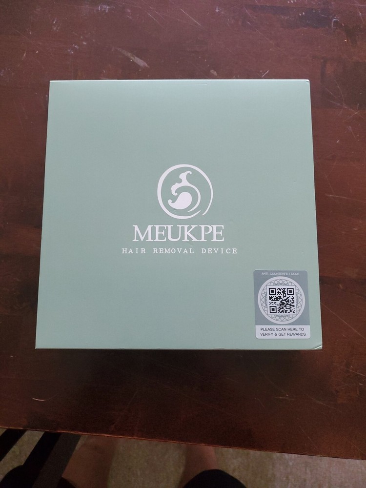 MEUKPE Mint Green IPL Laser Hair Removal Device Women Men At Home Set- Sealed-