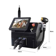 2 IN 1 Diode Laser Soprano Hair Removal Picosecond Laser Tattoo Removal Machine