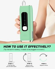 IPL Hair Removal Device for Face, Legs, Arms & Bikini Line – At-Home Laser Treat