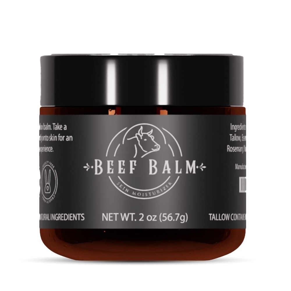Beef Tallow Balm – For Skin Care, 2 Fl Oz (Pack of 1), Vanilla