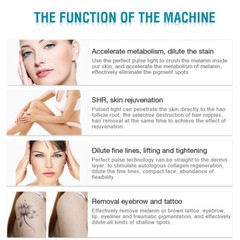 Nd Yag Laser 3 IN1 OPT IPL RF Hair Removal Machine Depilatory Skin Rejuvenation