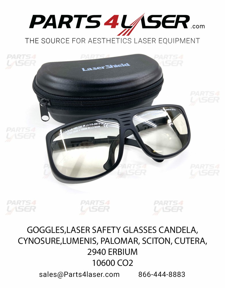 GOGGLES, LASER SAFETY GLASSES CO2 LASER CANDELA CYNOSURE