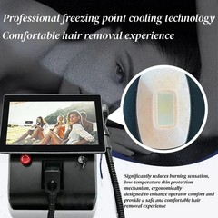808 Diode Laser Hair Removal Machine With 755 1064 940 808nm Diode Laser 110V US