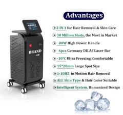 1064/755/808nm Diode Laser Permanent Body Facial Hair Removal Beauty Machine SPA