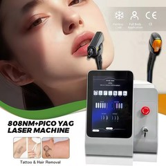 Multi-function 2-in-1 808NM Diode Laser + Picosecond Laser Device Hair Removal