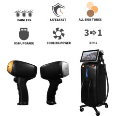 1064 755 808nm Diode Laser Hair Removal Machine Permanent Skin Rejuvenation