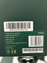 JOVS Dora Hair Removal Device J847 Emerald, Rechargeable, Used, No VIO