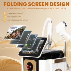 2IN1 Diode Pico Laser Ice Cooling Hair Reduction Pigment Removal Beauty Device